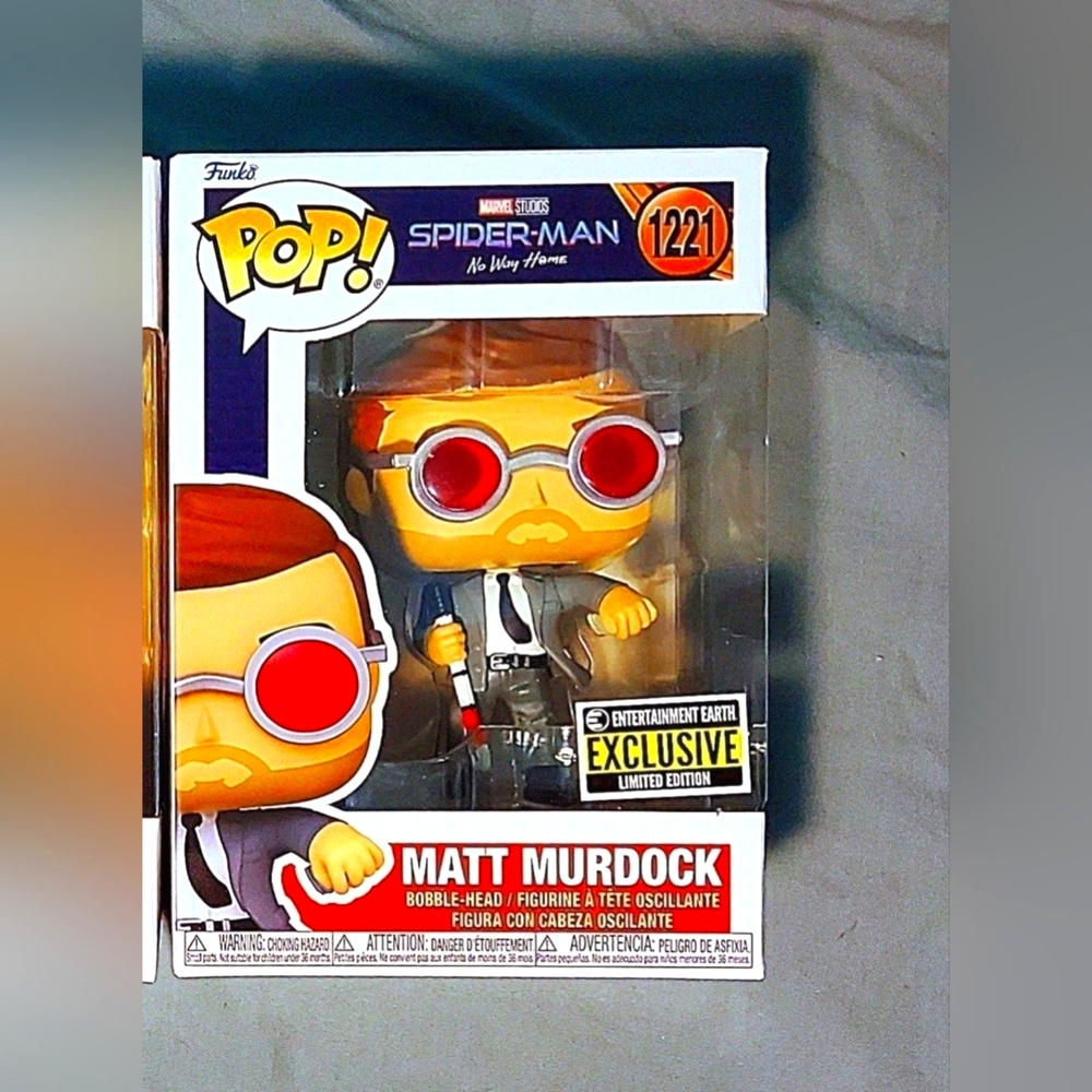 Funko 1221 Matt Murdock Daredevil Entertainment Earth Spider-Man No Way Home